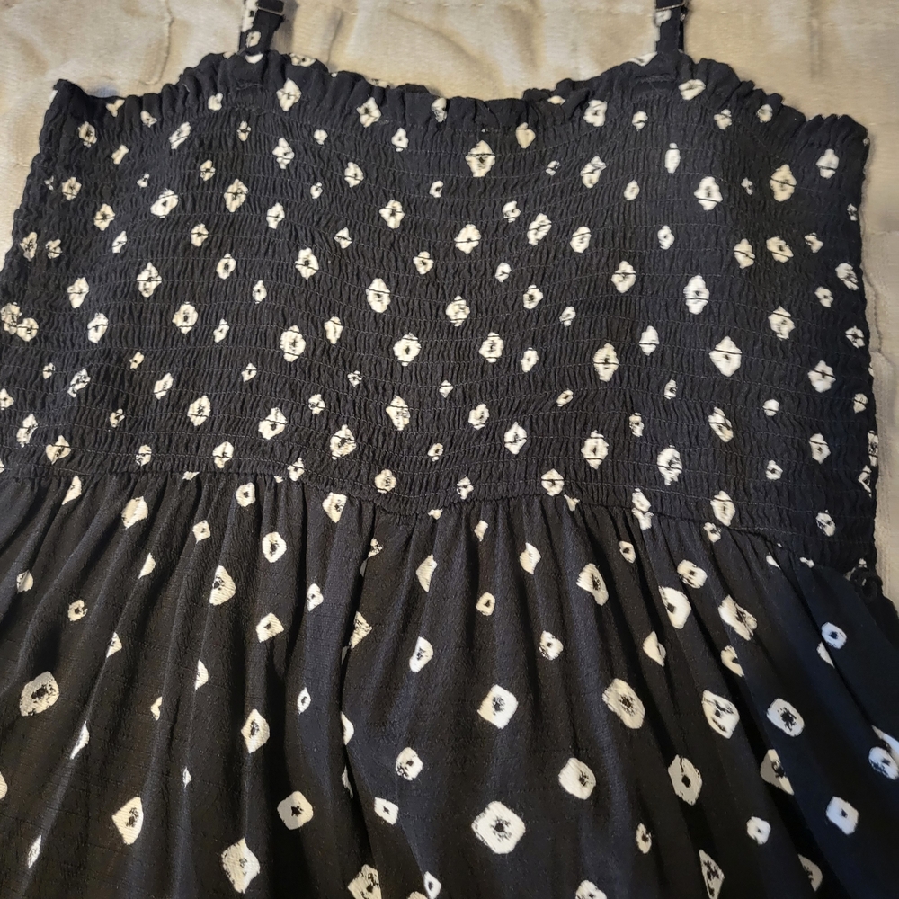 LOFT Black and White Polka Dot Jumpsuit - Picture 8 of 8